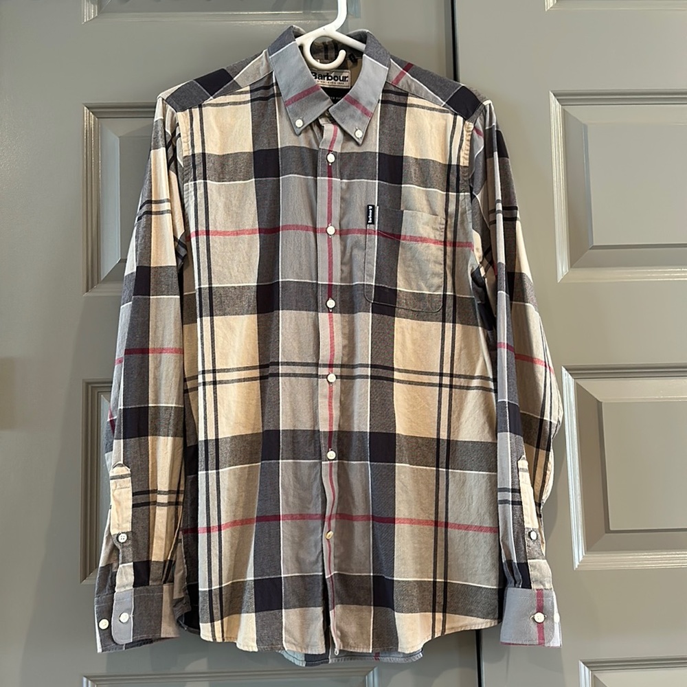 Barbour Harris Tailored Shirt men’s plaid button down